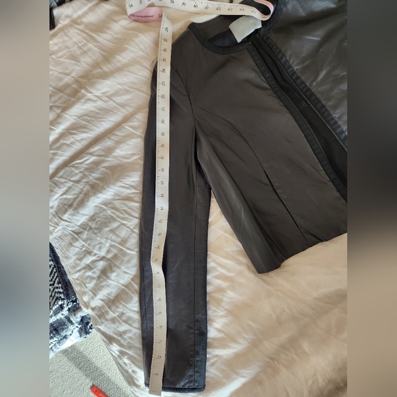 Jason Wu Leather Lambskin Jacket, Size 8 - Picture 5 of 10